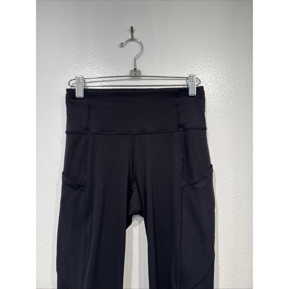 Lululemon Fast Free 7/8 Tight II Nulux 25" Leggings Black W5ATIS Women's Size 4 - Picture 2 of 8